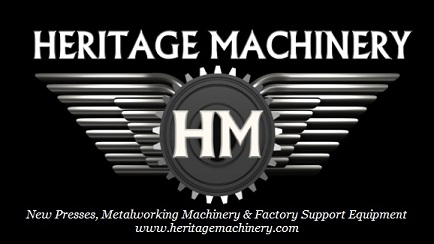 Heritage Machinery New Logo New Presses Metalworking Machinery 434 244