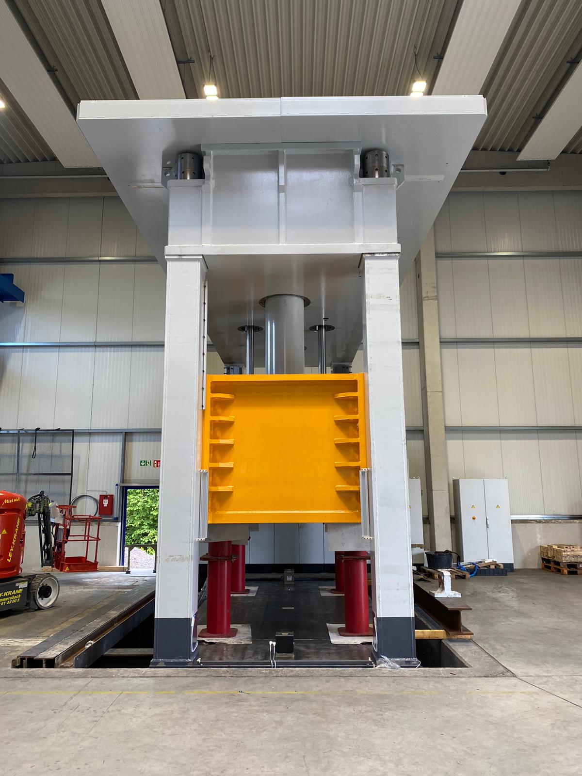 1500 Ton Servo Hydraulic Press Project 1